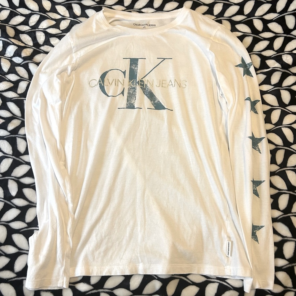 Calvin Klein White Long Sleeve Shirt